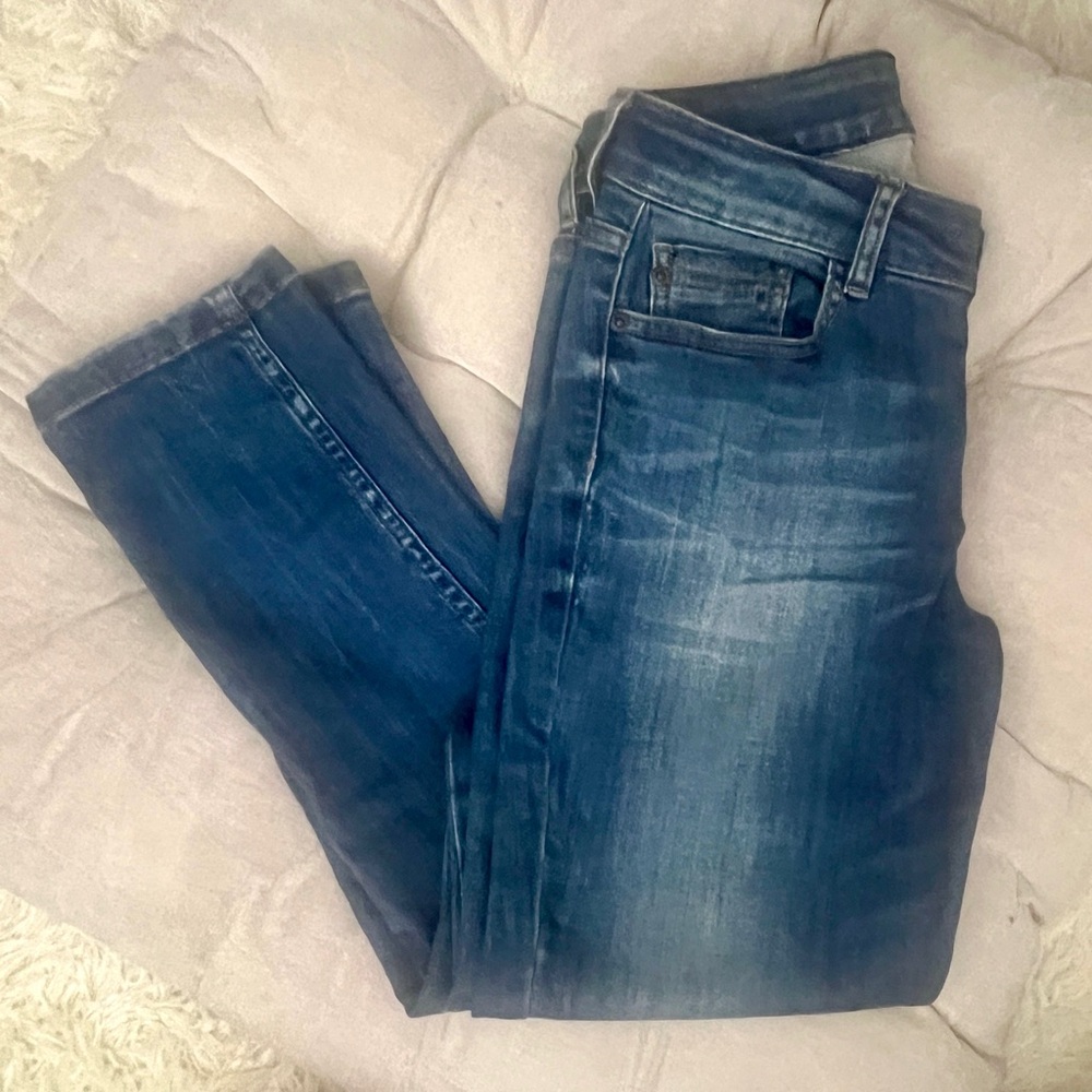 Comptoir des Cotonniers Jeans Medium Wash Blue!  Sz 36 EU US 4! Chic Dungarees!
